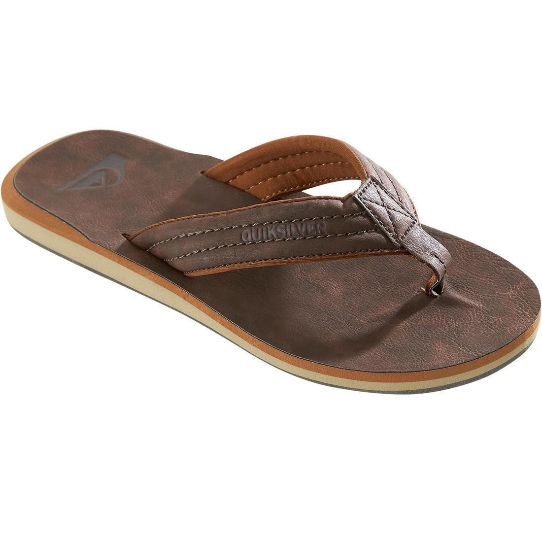 Quicksilver Carver Flip-Flops, Brown, , large image number 0