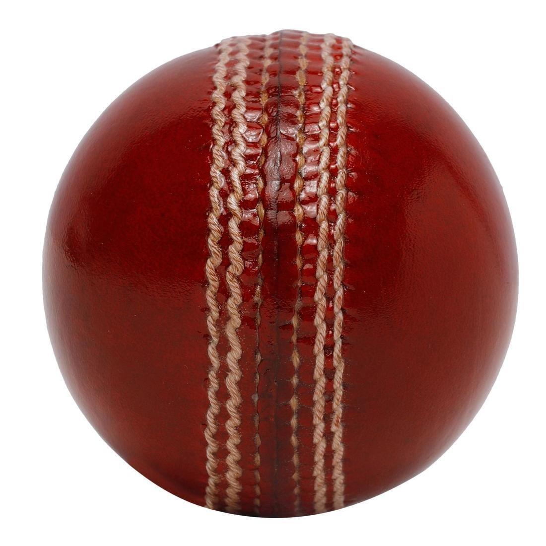 FLX - Cricket Leather Ball 2 Pcs, Maroon