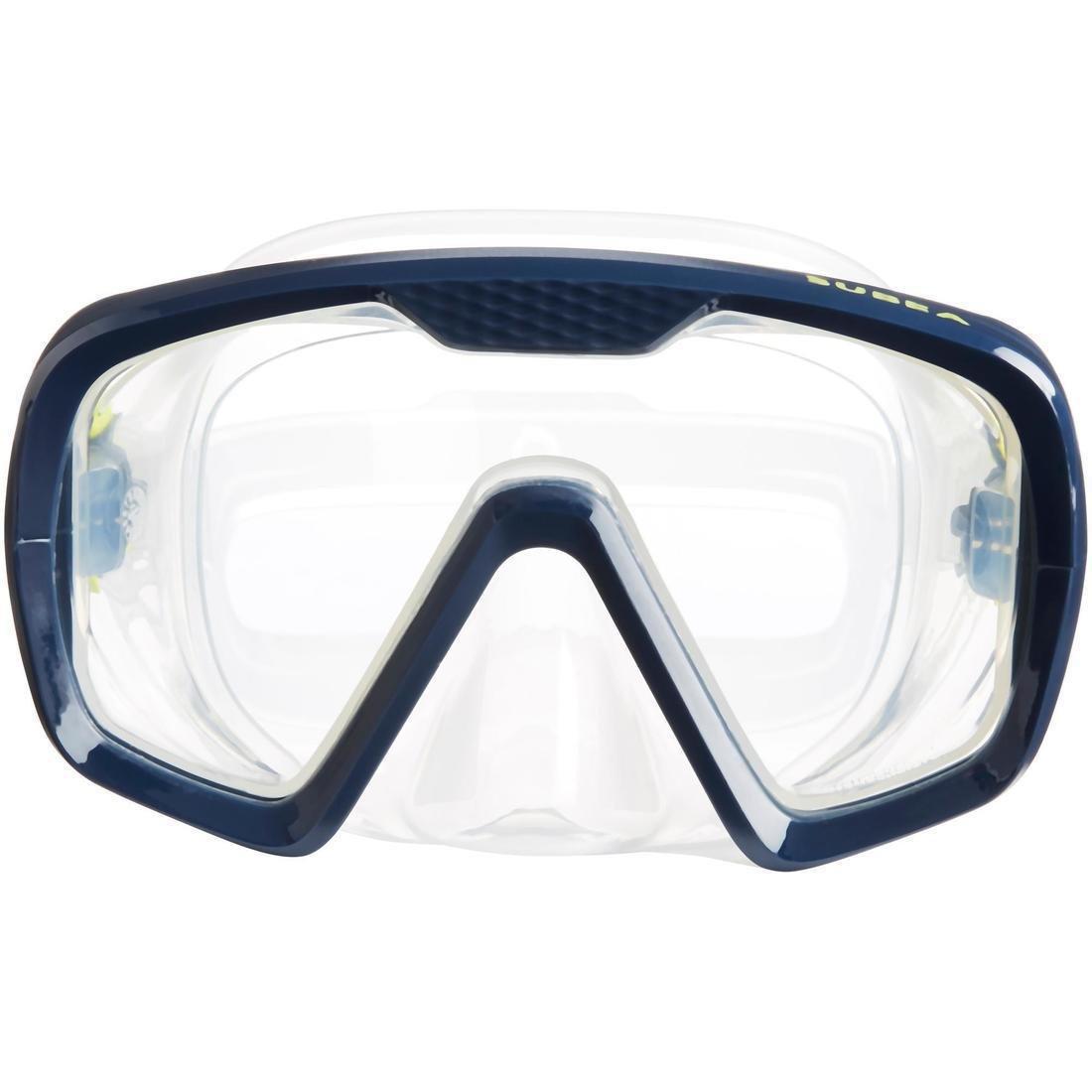 Scd 100 Scuba Diving Mask Translucent Skirt And Frame, Blue, , large image number 2