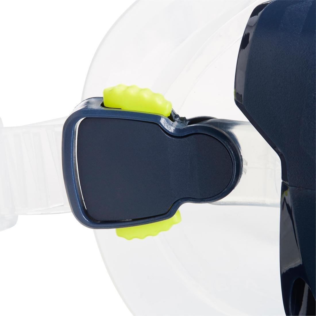 Scd 100 Scuba Diving Mask Translucent Skirt And Frame, Blue, , large image number 6