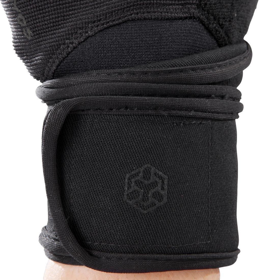 Weight Training Glove With Double Rip-Tab Cuff, Black, No Color, large image number 8