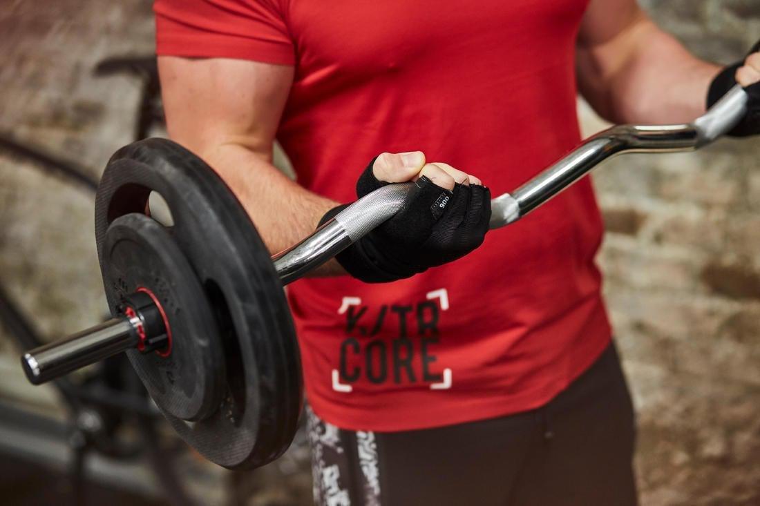 Weight Training Glove With Double Rip-Tab Cuff, Black, No Color, large image number 13