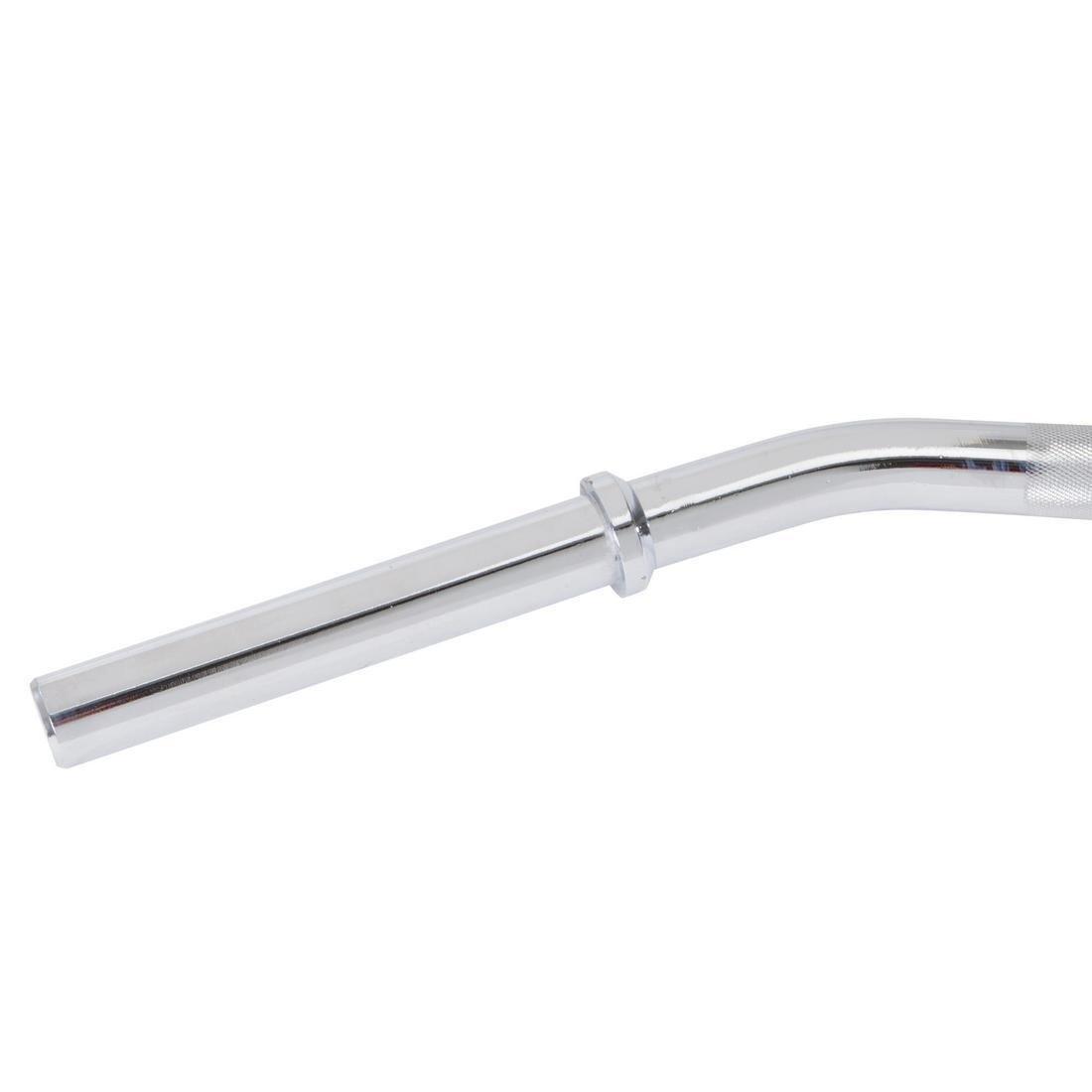 Weight Training Curl Bar, Grey, No Color, large image number 1