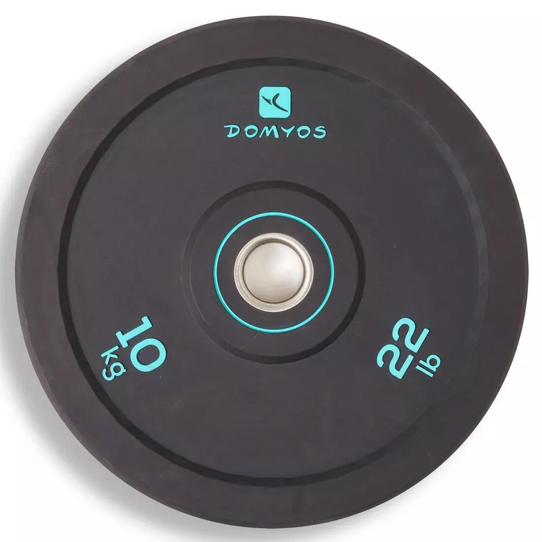 Weightlifting Bumper Disc - Inner Diameter, Black, No Color, large image number 0