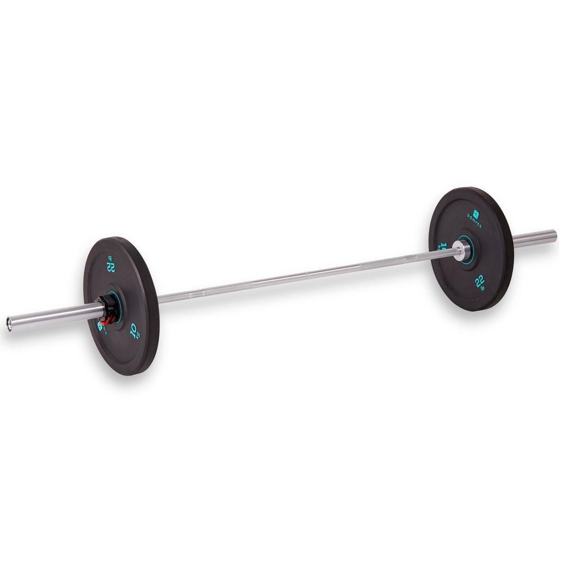 Weightlifting Bumper Disc - Inner Diameter, Black, No Color, large image number 1