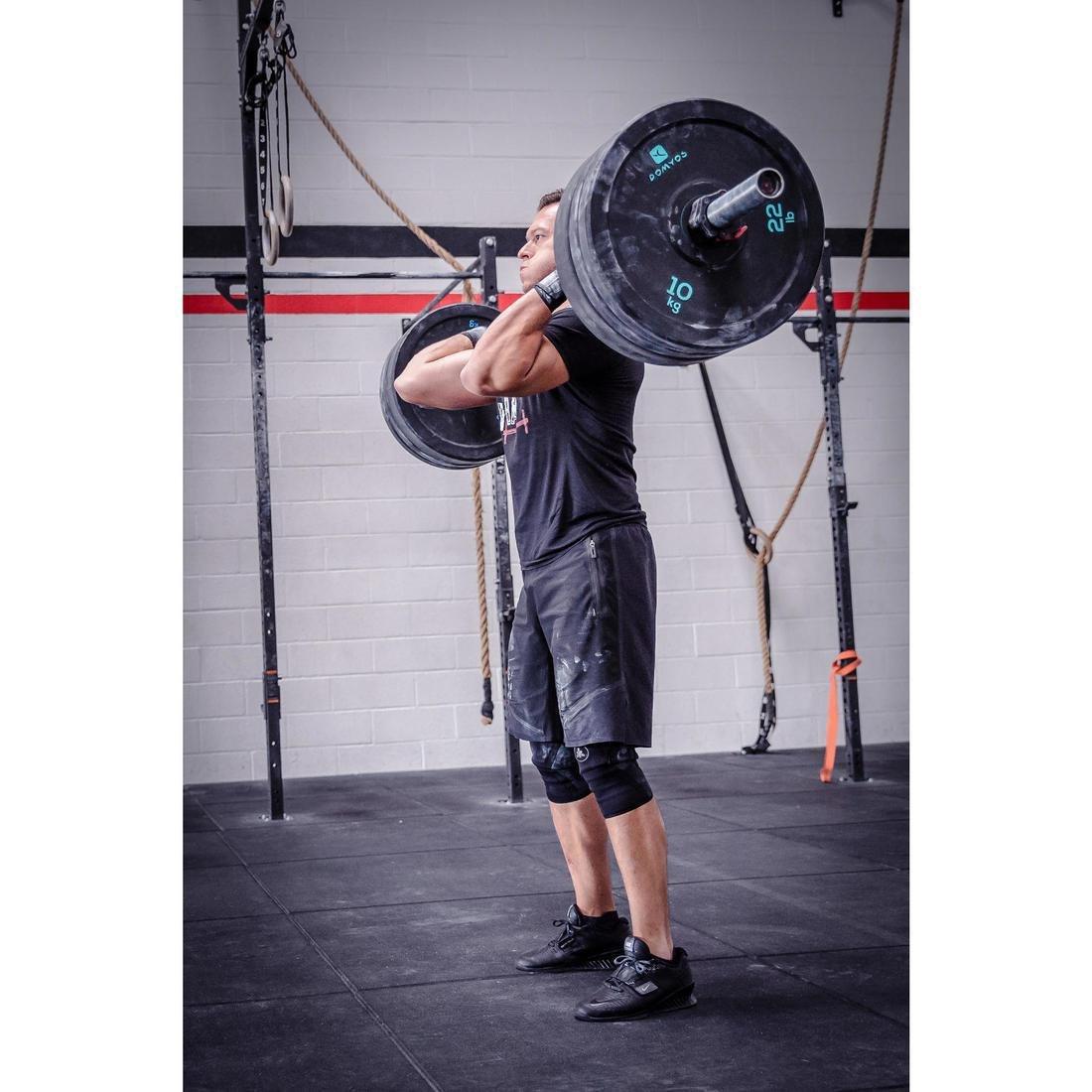 Weightlifting Bumper Disc - Inner Diameter, Black, No Color, large image number 2