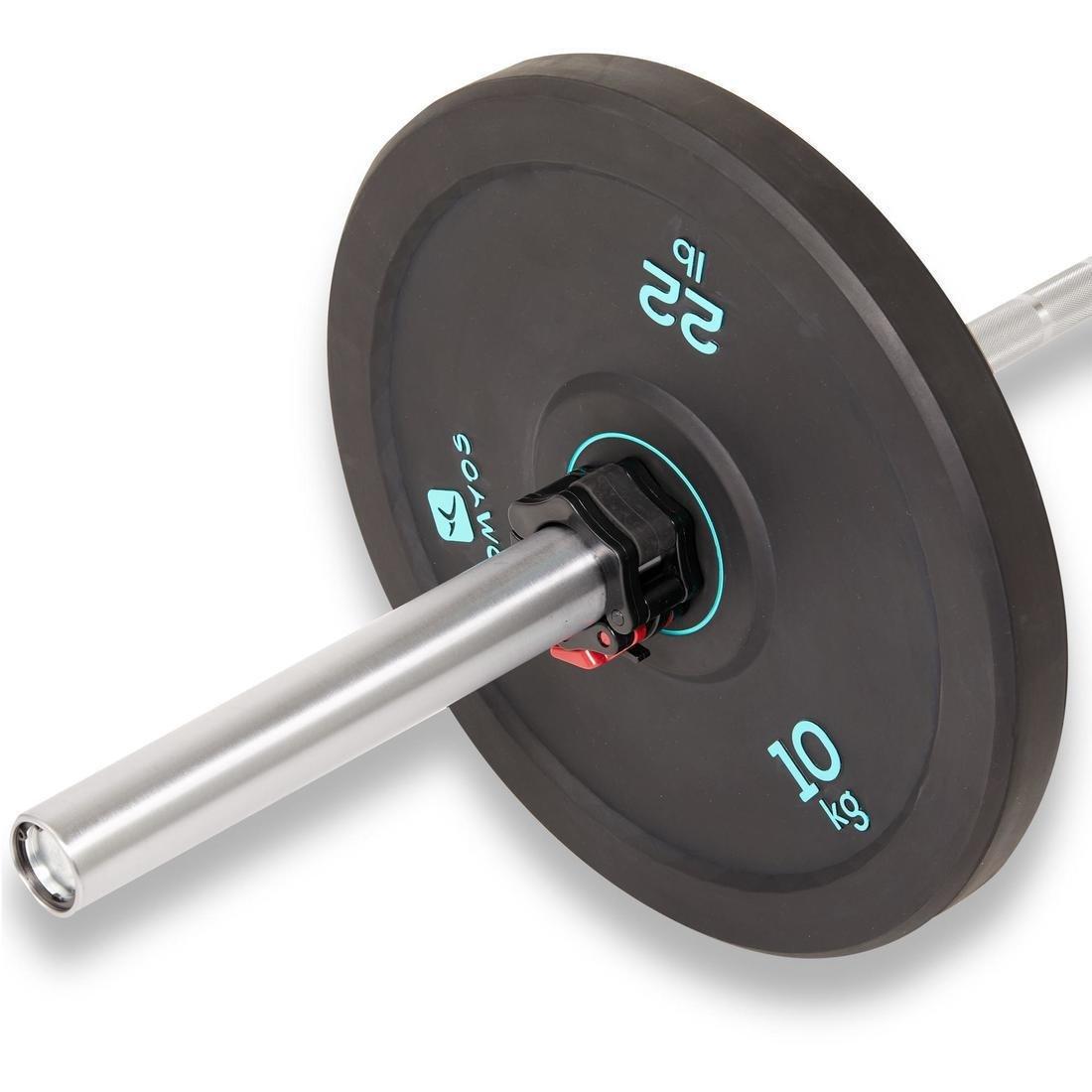 Weightlifting Bumper Disc - Inner Diameter, Black, No Color, large image number 5