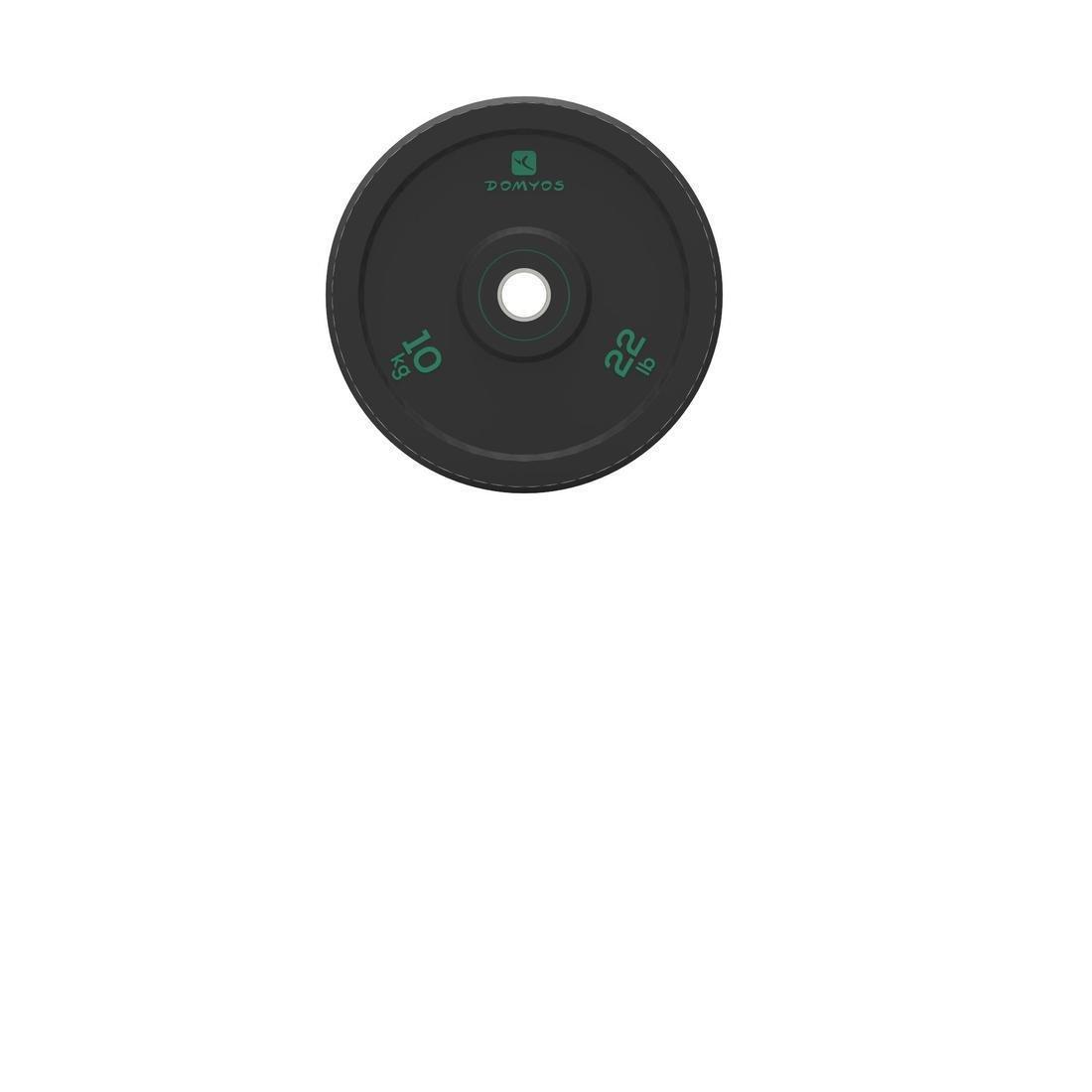 Weightlifting Bumper Disc - Inner Diameter, Black, No Color, large image number 6
