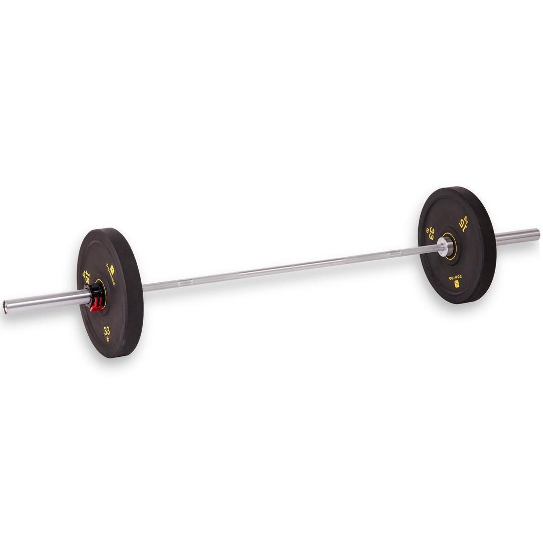 1  Weightlifting Bumper Disc 50Mm  Inner Diameter , Black, No Color, large image number 1