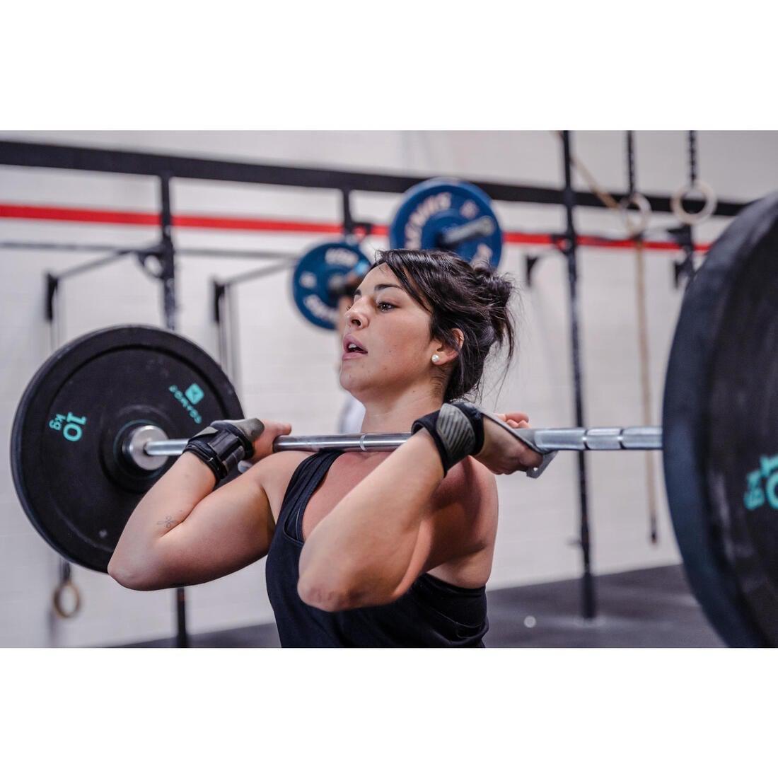 1   Weightlifting Bar 50Mm Diameter Sleeve 2  Grip, No Color, large image number 1