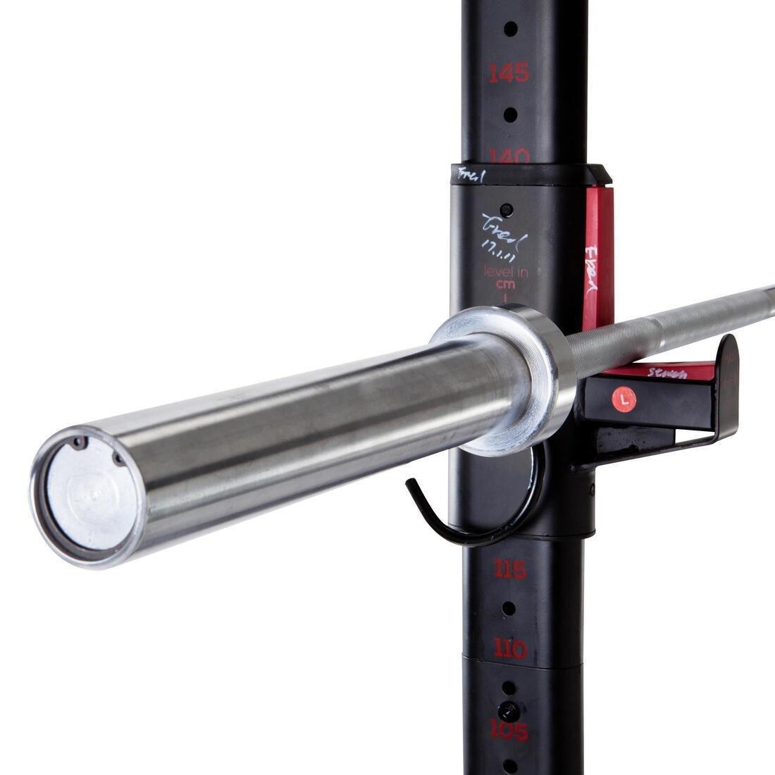 1   Weightlifting Bar 50Mm Diameter Sleeve 2  Grip, No Color, large image number 5
