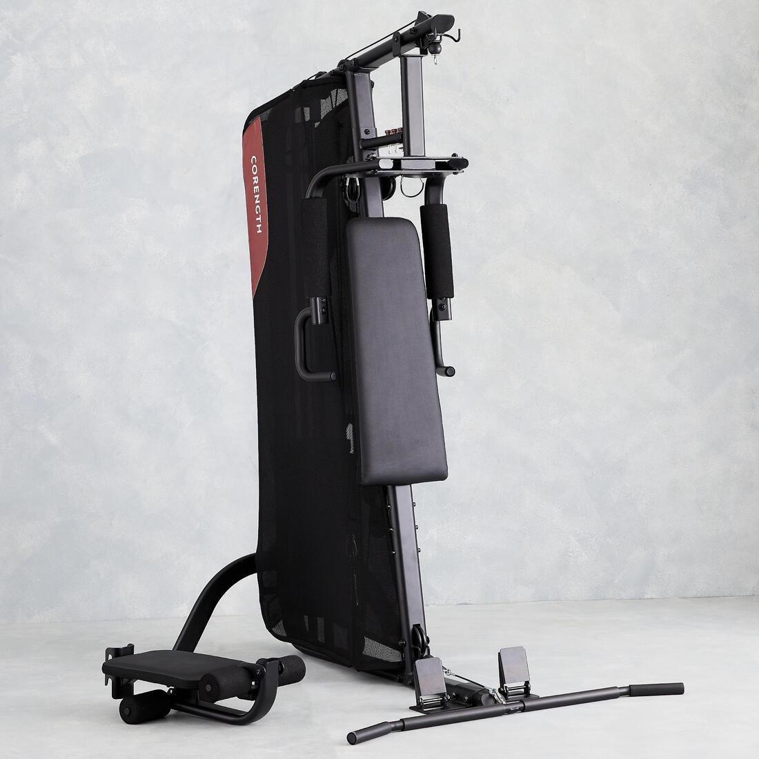 Compact Guided Weight Machine - Home Gym 900, Black, No Color, large image number 3