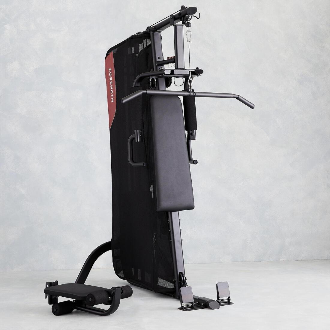 Compact Guided Weight Machine - Home Gym 900, Black, No Color, large image number 6