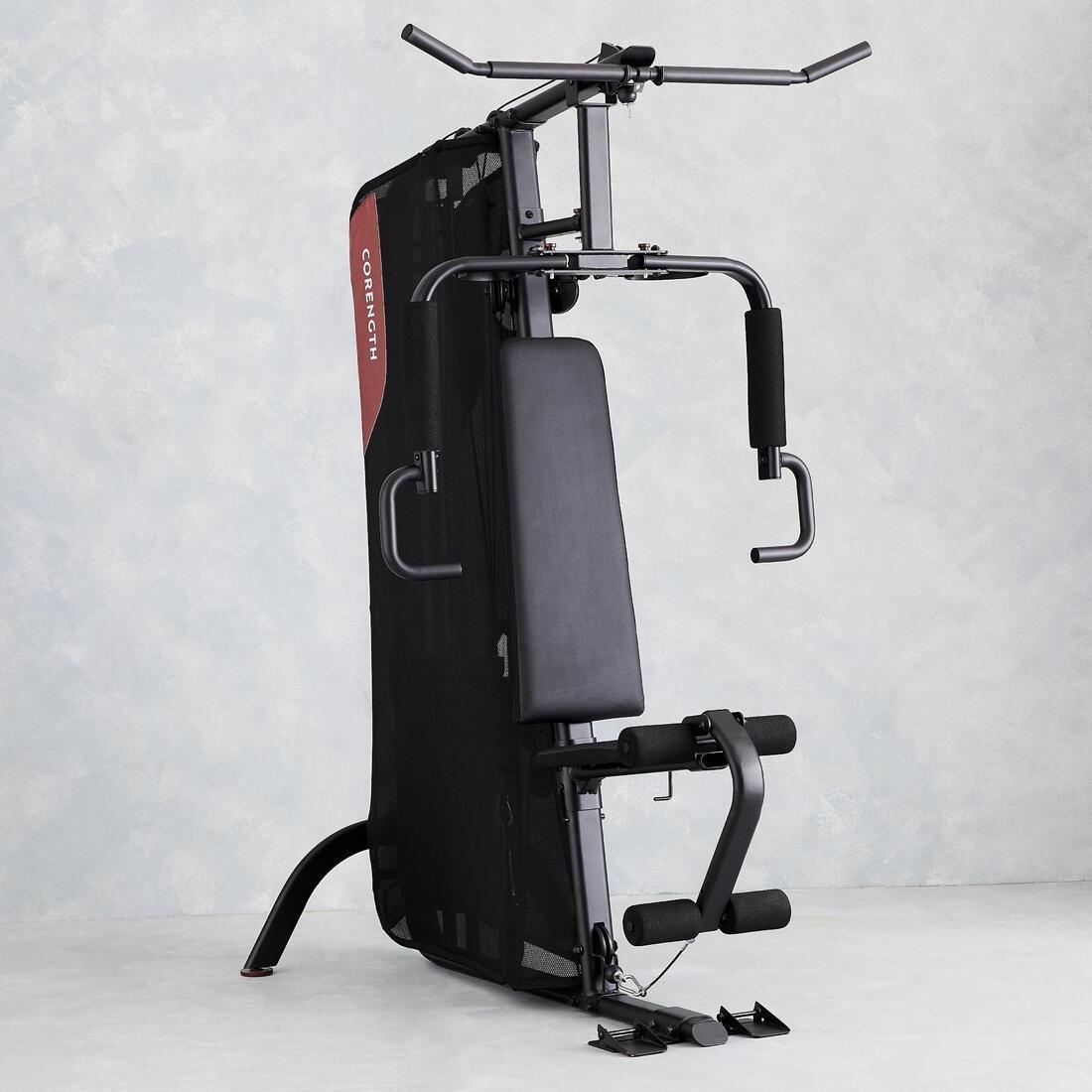 Compact Guided Weight Machine - Home Gym 900, Black, No Color, large image number 7