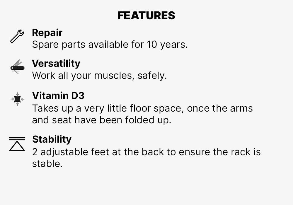 Compact Guided Weight Machine - Home Gym 900, Black, No Color, medium