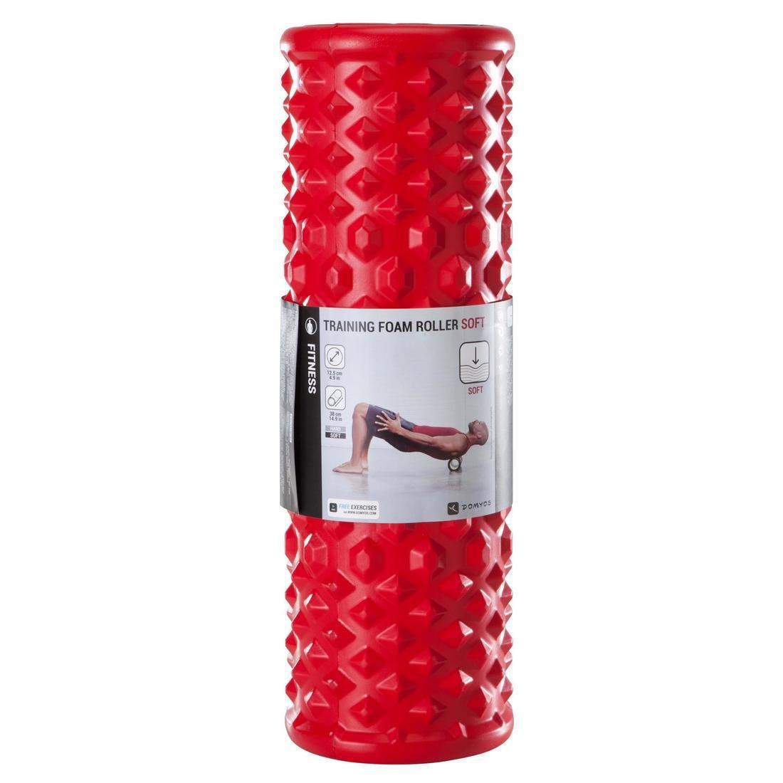 DOMYOS - Massage And Mobility Roller, Red