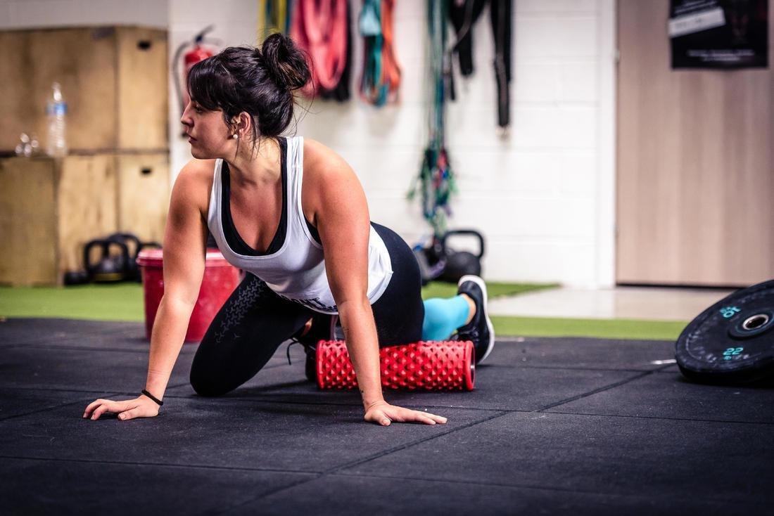 DOMYOS - Massage And Mobility Roller, Red