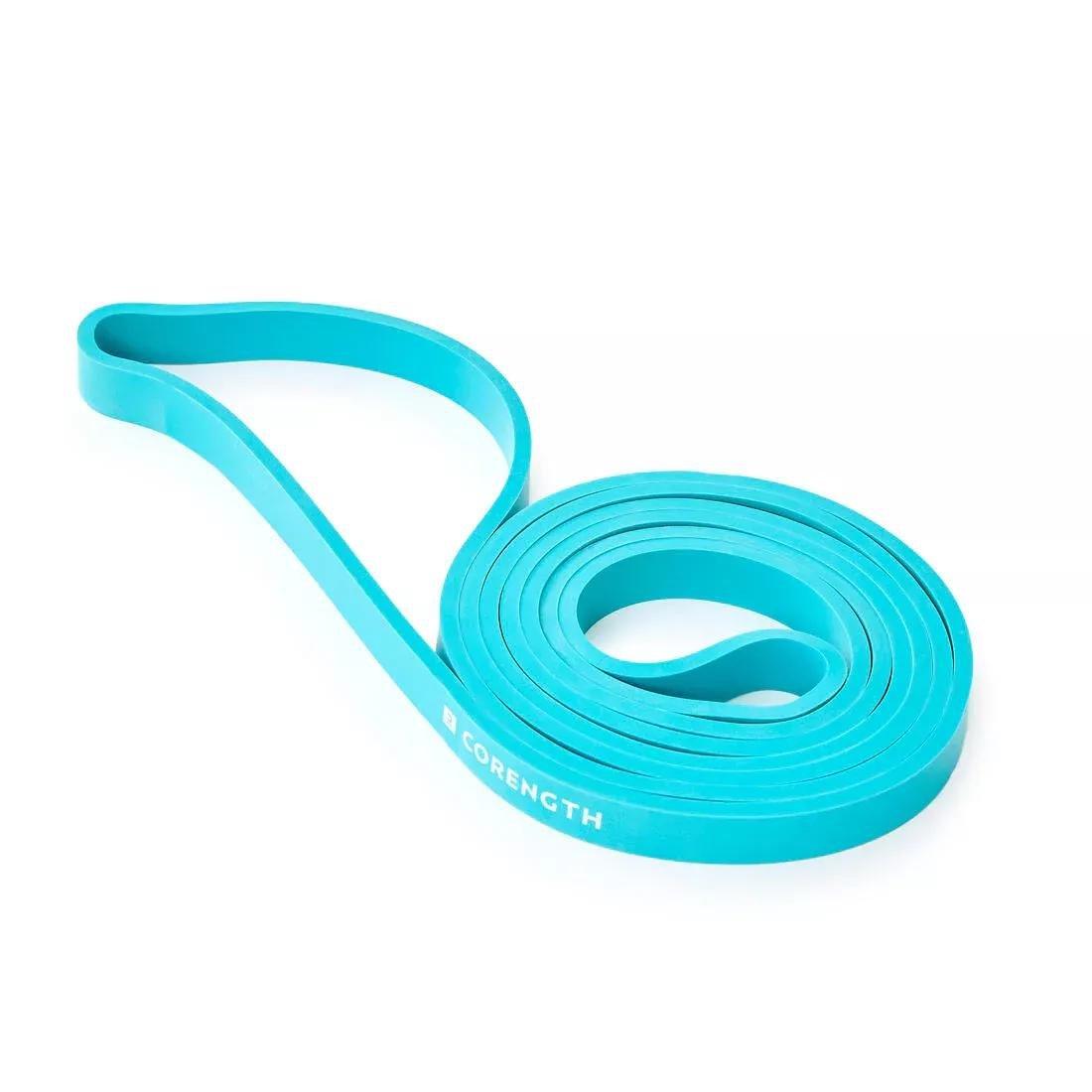 Cross-Training Elastic Training Band, Turquoise, No Color, large image number 0