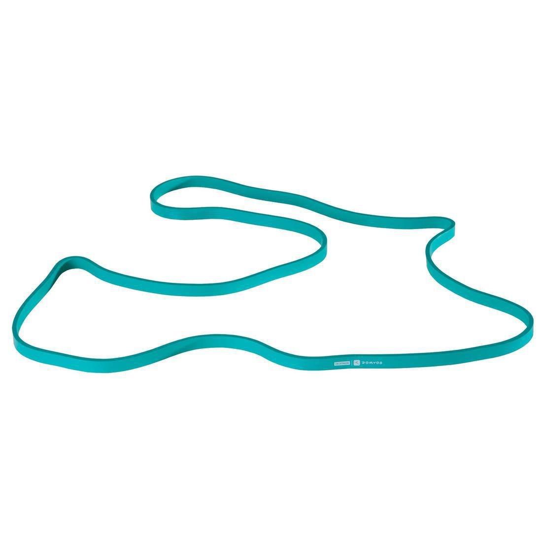 Cross-Training Elastic Training Band, Turquoise, No Color, large image number 2
