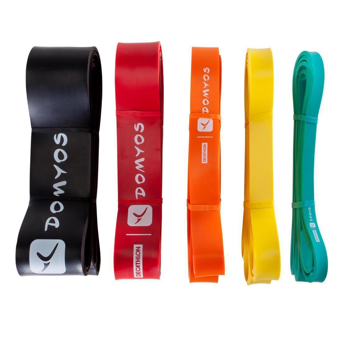Cross-Training Elastic Training Band, Orange, No Color, large image number 5