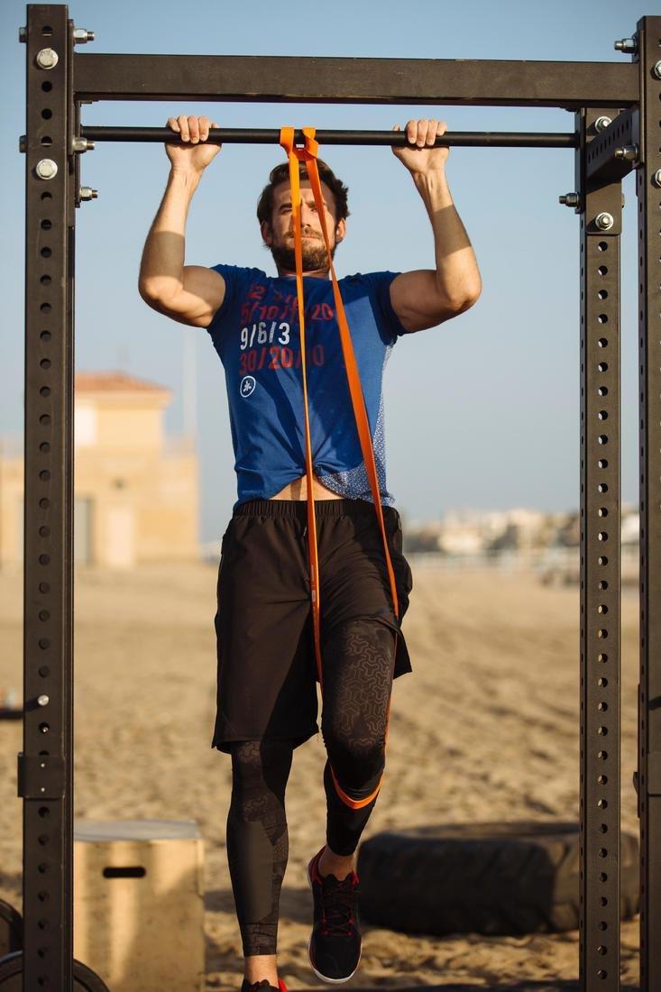 Cross-Training Elastic Training Band, Orange, No Color, large image number 8