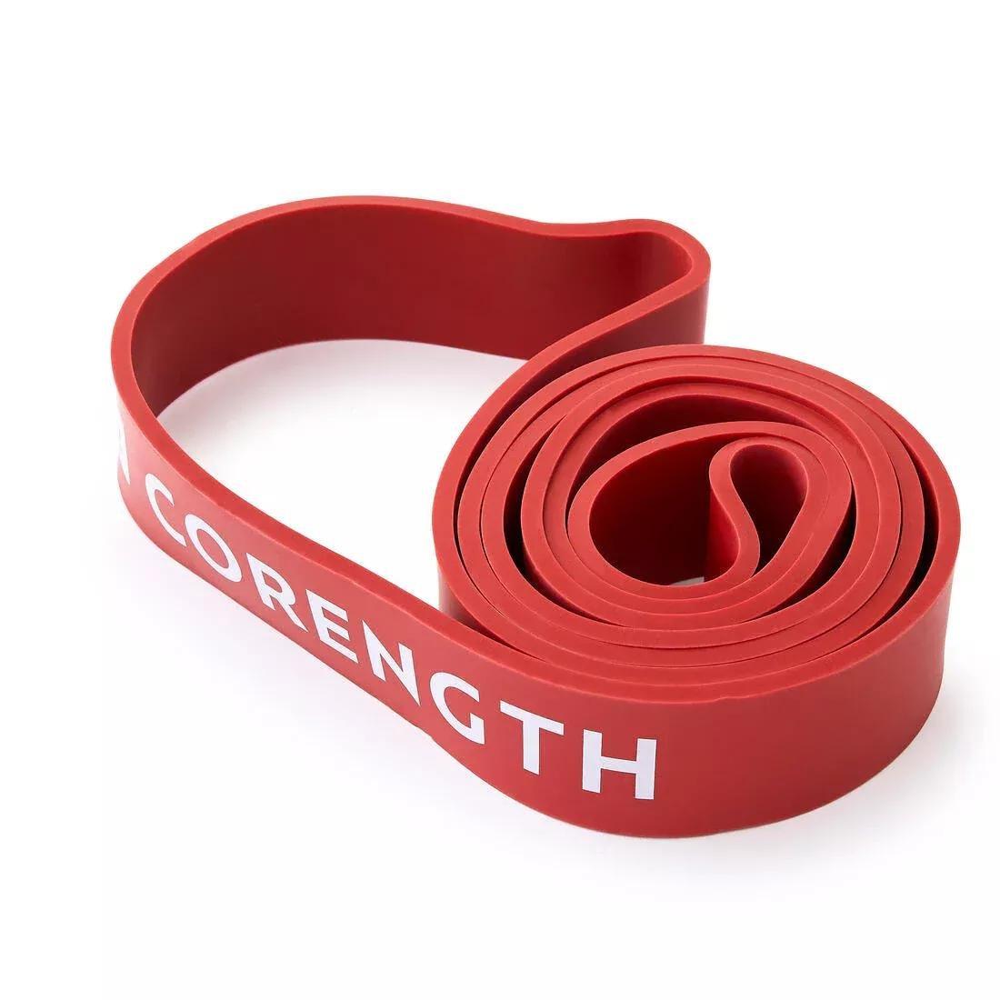 Cross-Training Elastic Training Band, Red, No Color, large image number 0