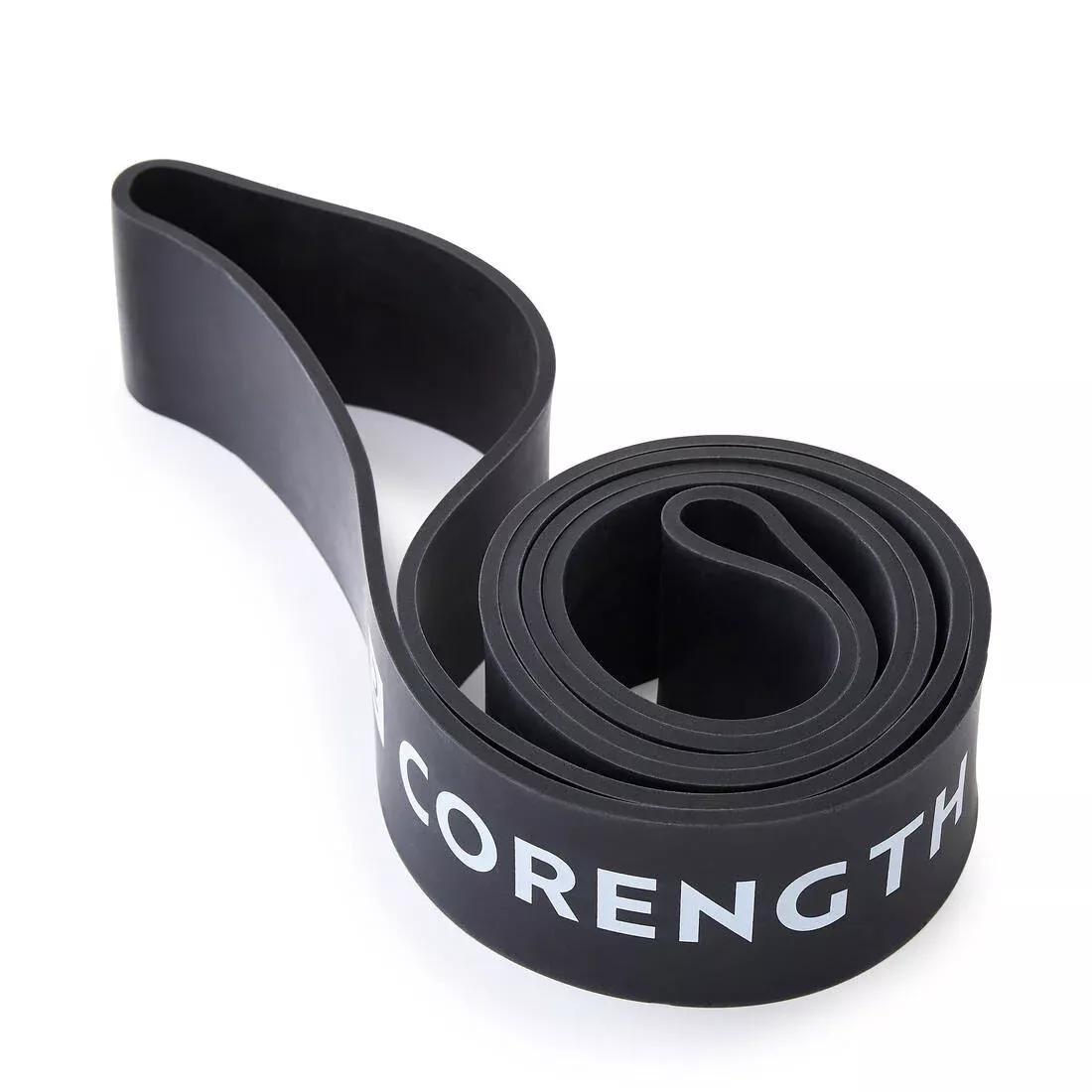 Cross-Training Elastic Training Band, Black, No Color, large image number 0
