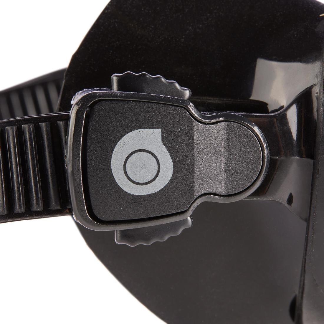 Spearfishing And Freediving Mask - Micro Volume - 900 Dual, Black, No Color, large image number 11