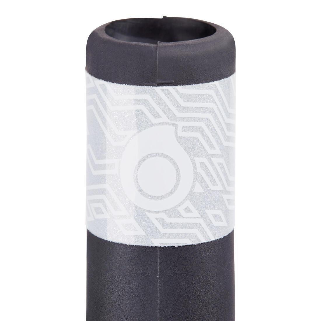 Spf 500 Free-Diving Spearfishing Flexible Snorkel, Grey, 5401_000, large image number 2
