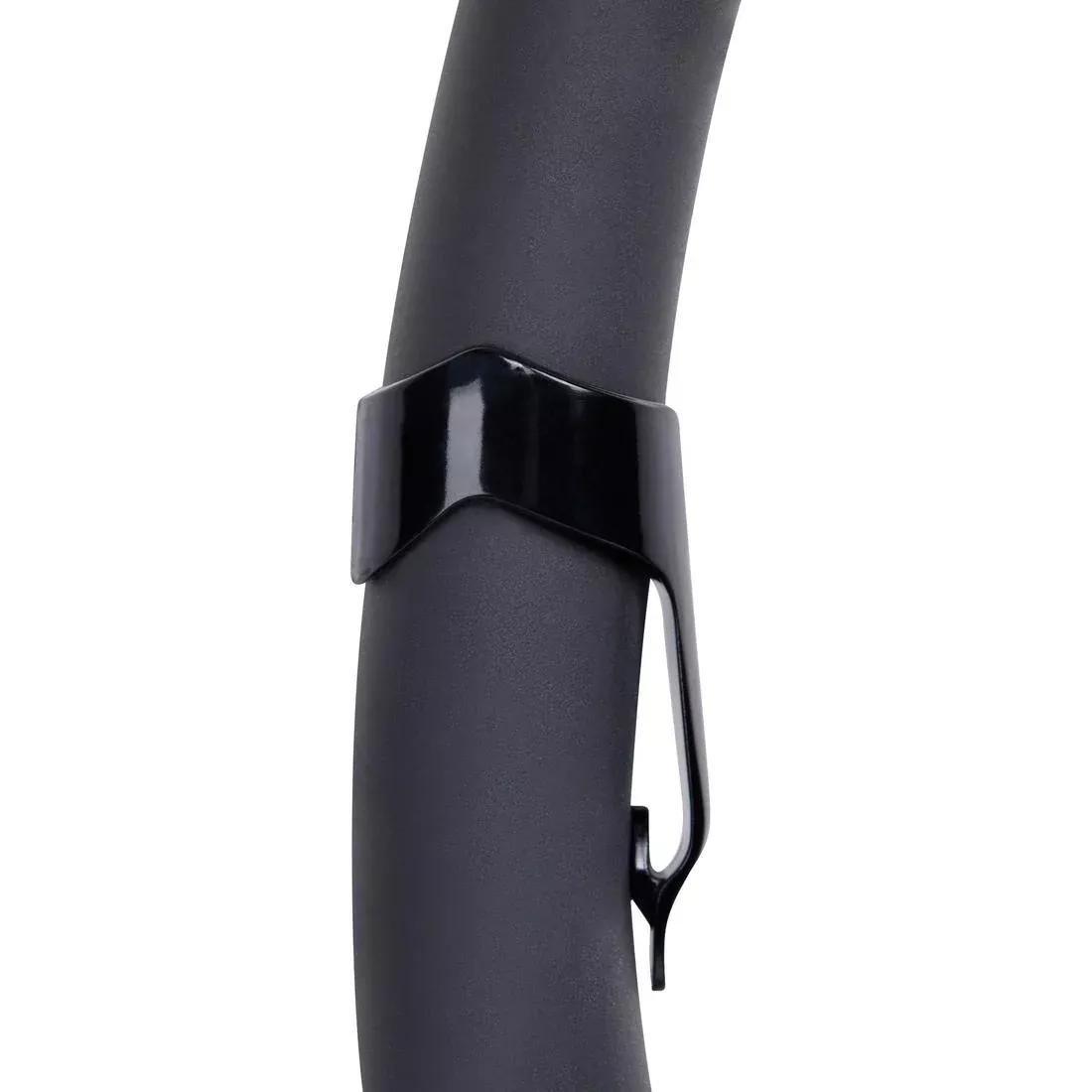 Spf 500 Free-Diving Spearfishing Flexible Snorkel, Grey, 5401_000, large image number 3