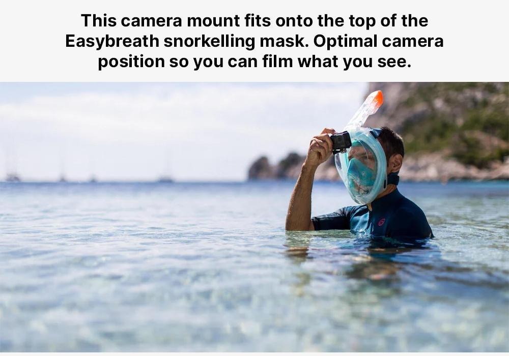 Snk Camera Mount Easybreath 500, White, No Color, medium