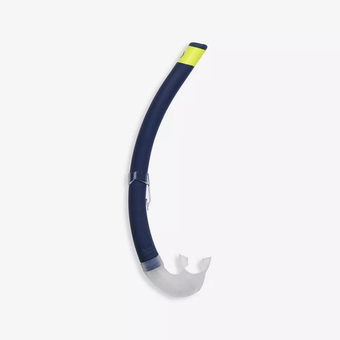 Unisex Diving Snorkel - 500 Soft, Blue, No Color, large image number 0