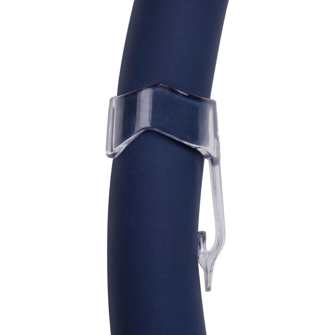 Unisex Diving Snorkel - 500 Soft, Blue, No Color, large image number 3