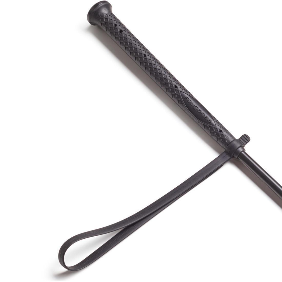 Unisex Horse Riding Crop 500, Black, No Color, large image number 4