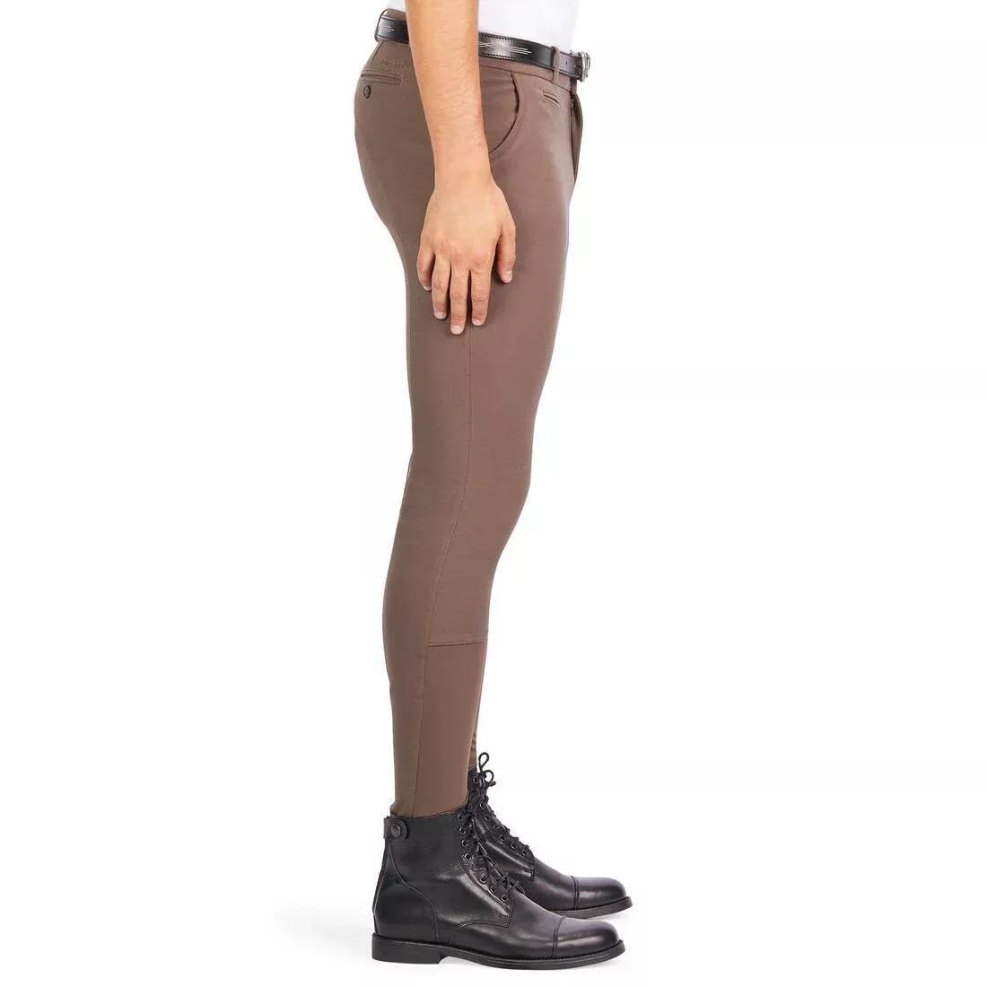 140 Horse Riding Grippy Patch Jodhpurs, Asphalt Blue, , large image number 4