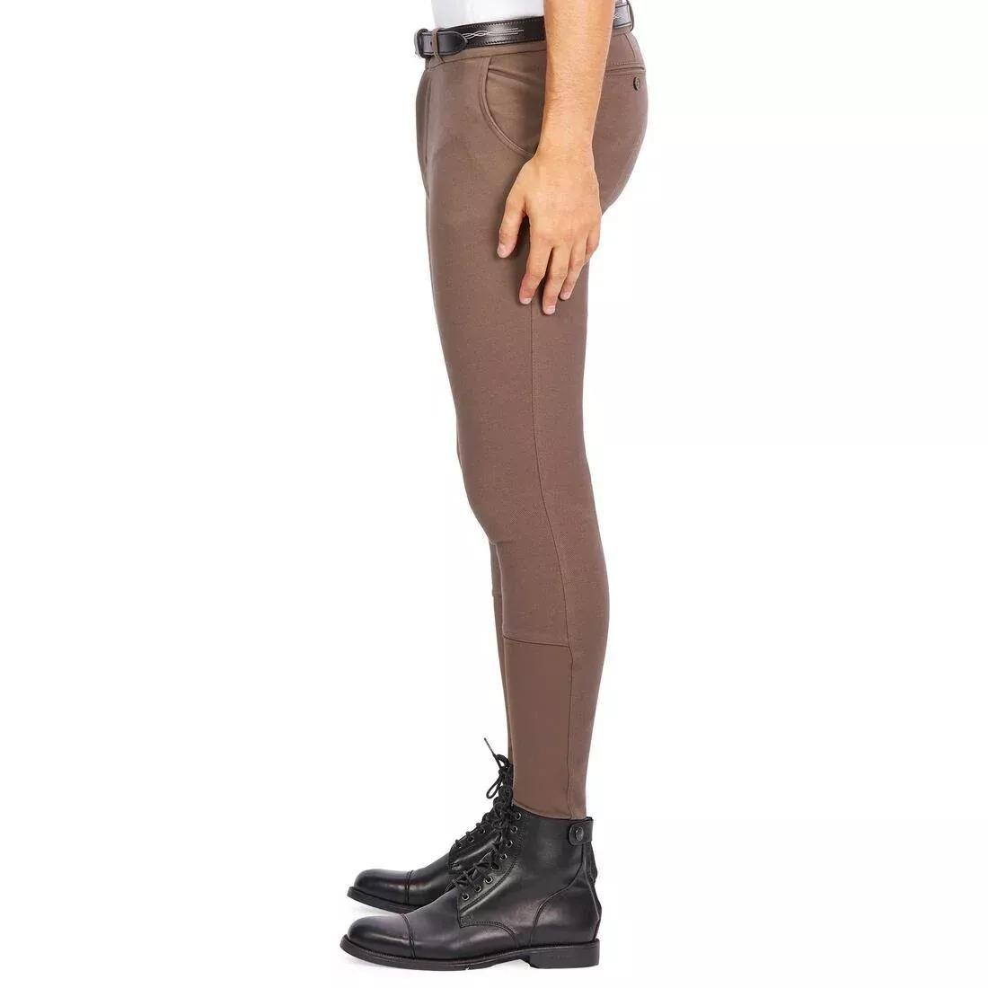 140 Horse Riding Grippy Patch Jodhpurs, Asphalt Blue, , large image number 6