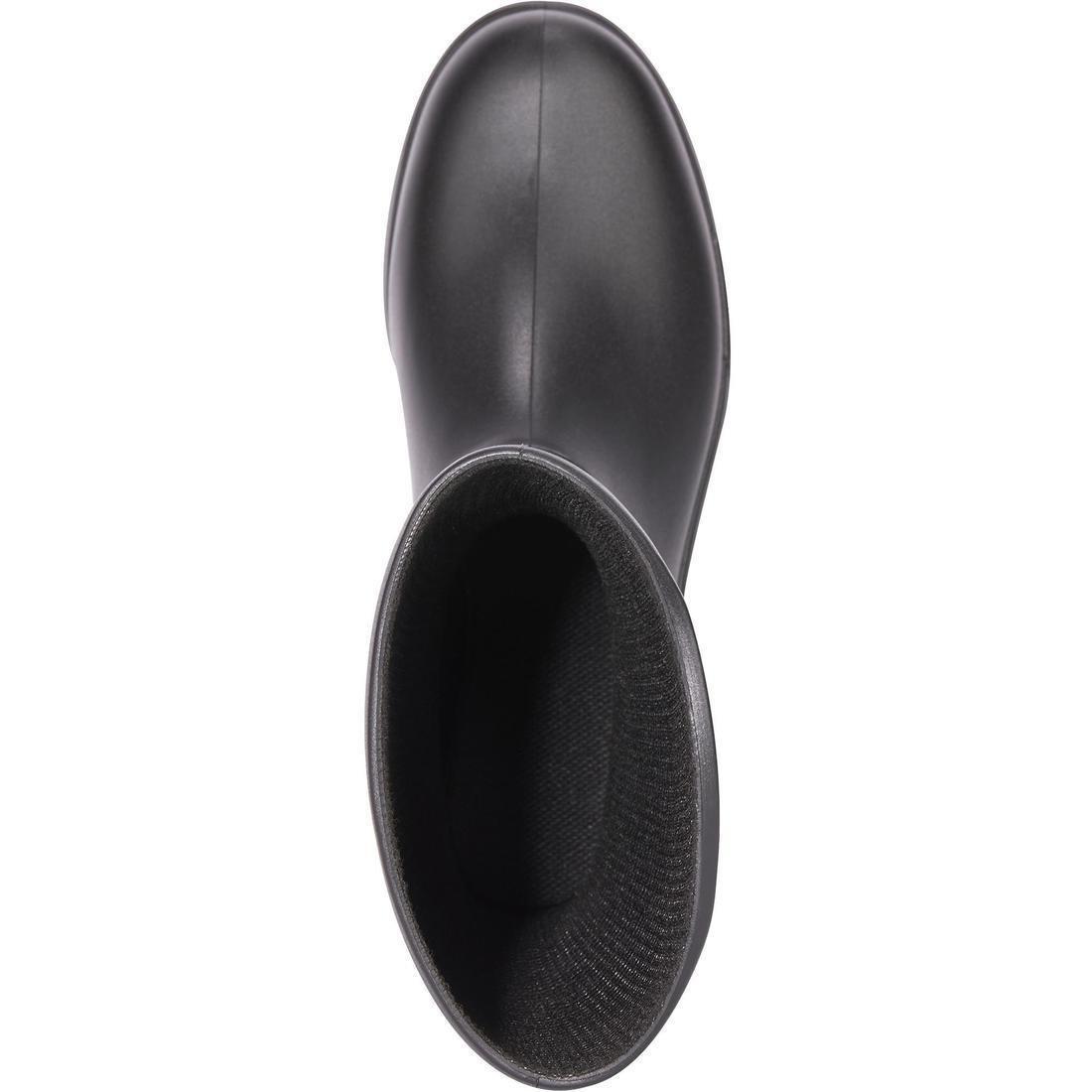 100 Kids Horse RidingLong Boots, Black, , large image number 8