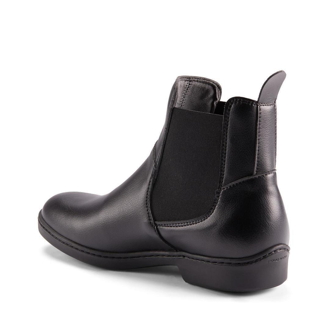 500Adult Horse Riding Jodhpur Boots, Black, , large image number 1