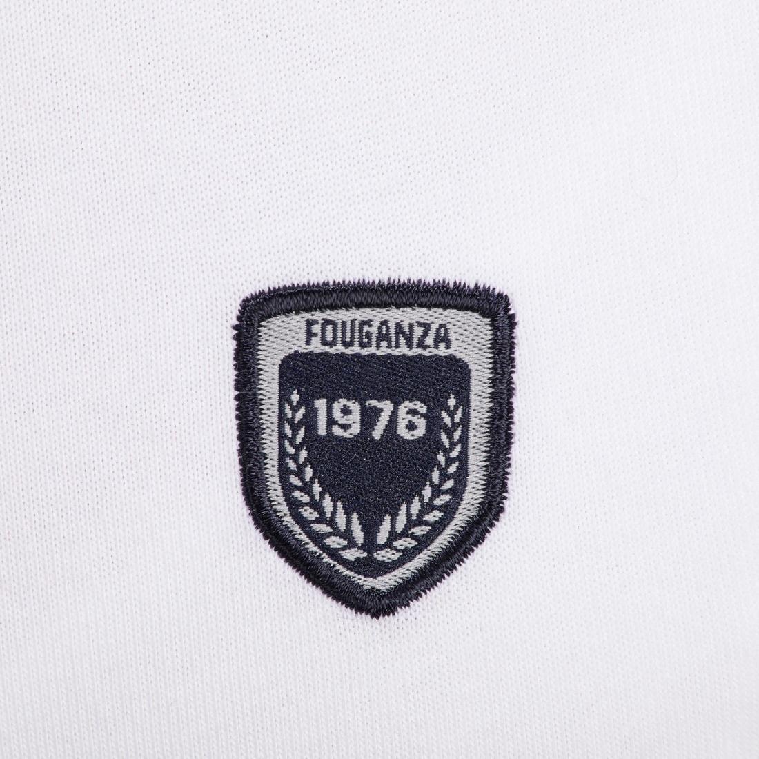 100 Compete Kids' Short-Sleeved Horse Riding Show Polo Shirt-White, , large image number 8