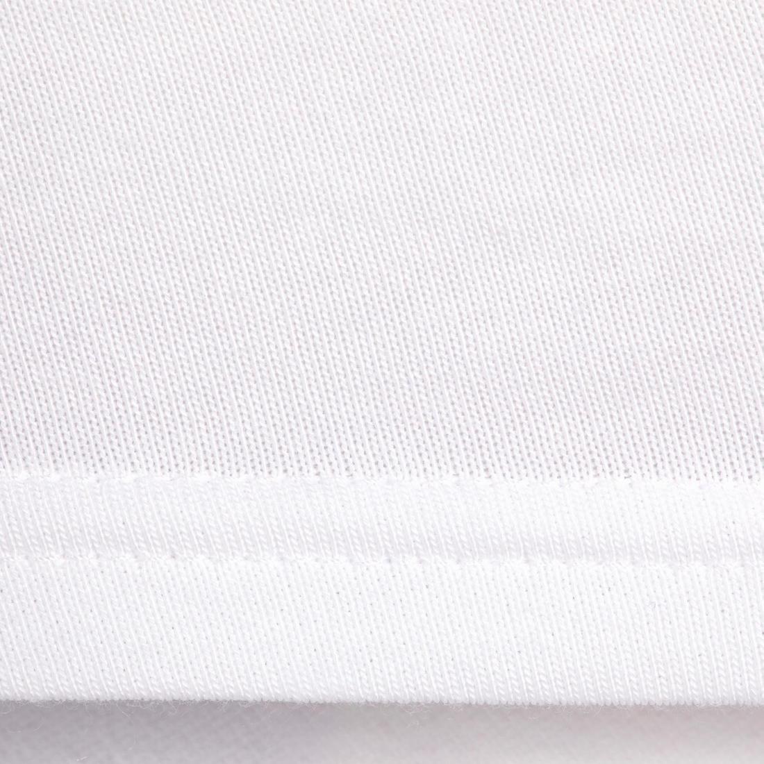 100 Compete Kids' Short-Sleeved Horse Riding Show Polo Shirt-White, , large image number 9