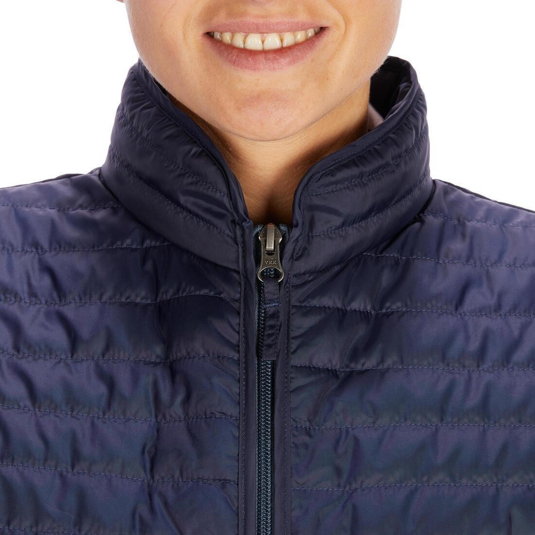 Sleeveless Horse Riding Padded Jacket - 100, Blue, , large image number 6