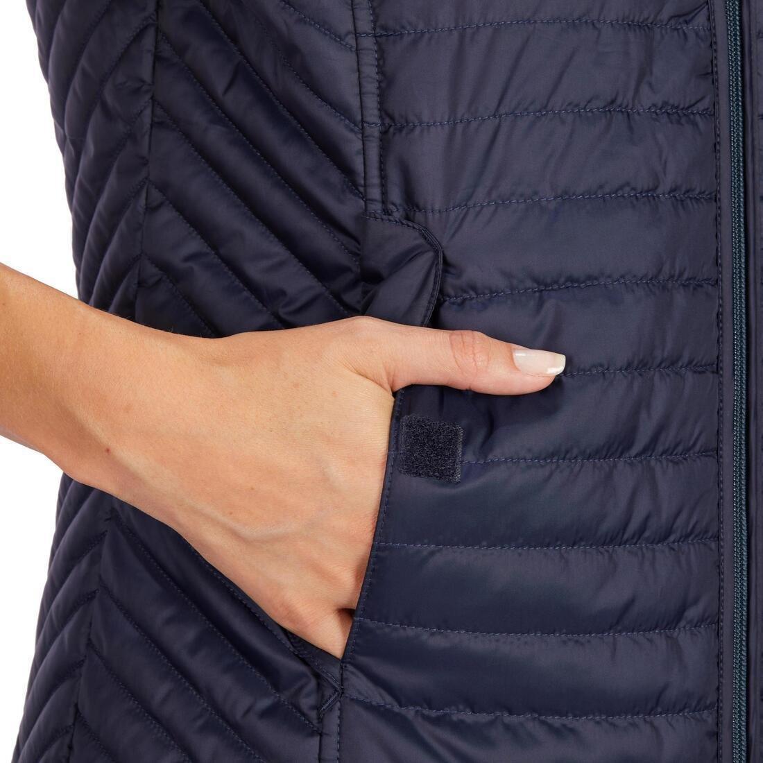 Sleeveless Horse Riding Padded Jacket - 100, Blue, , large image number 7