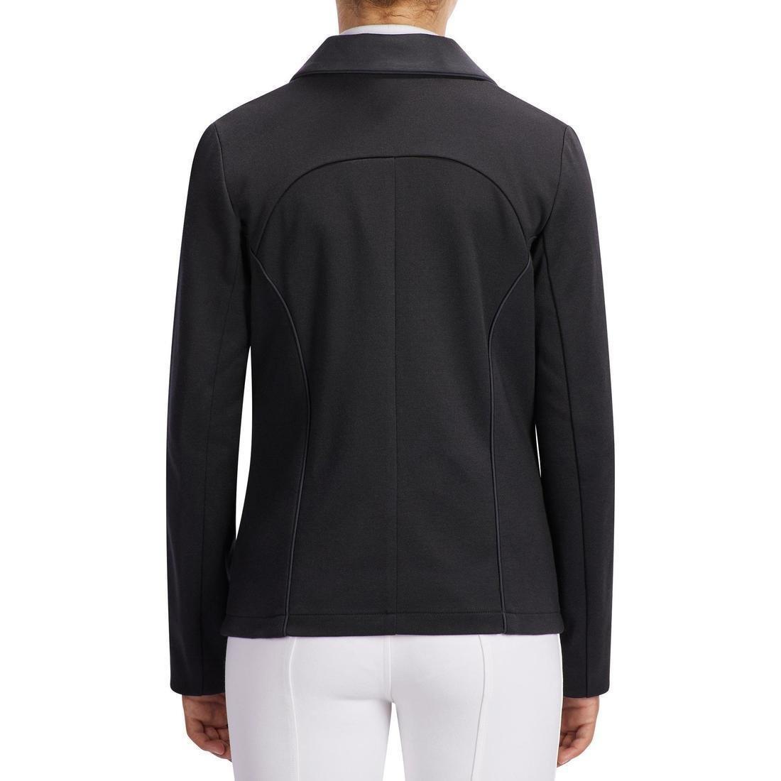 100 Compete Kids' Horse Riding Show Jacket, Black, No Color, large image number 3