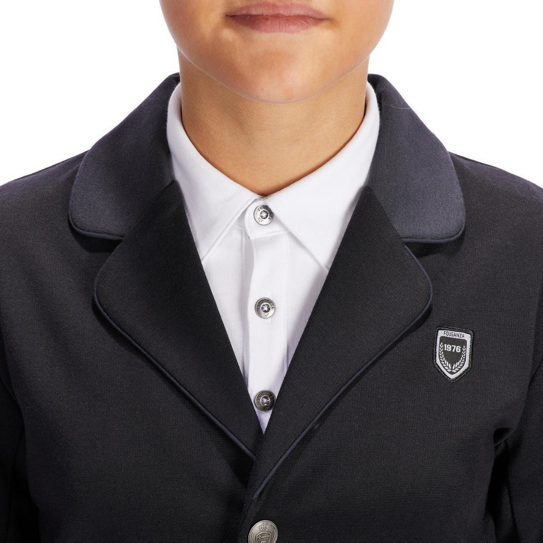 100 Compete Kids' Horse Riding Show Jacket, Black, No Color, large image number 6