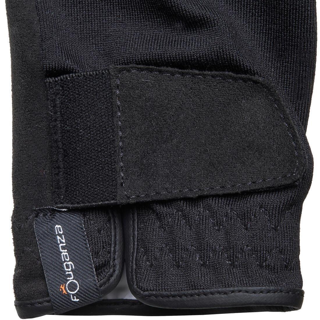 Basic Children's Horse Riding Gloves, White, No Color, large image number 4