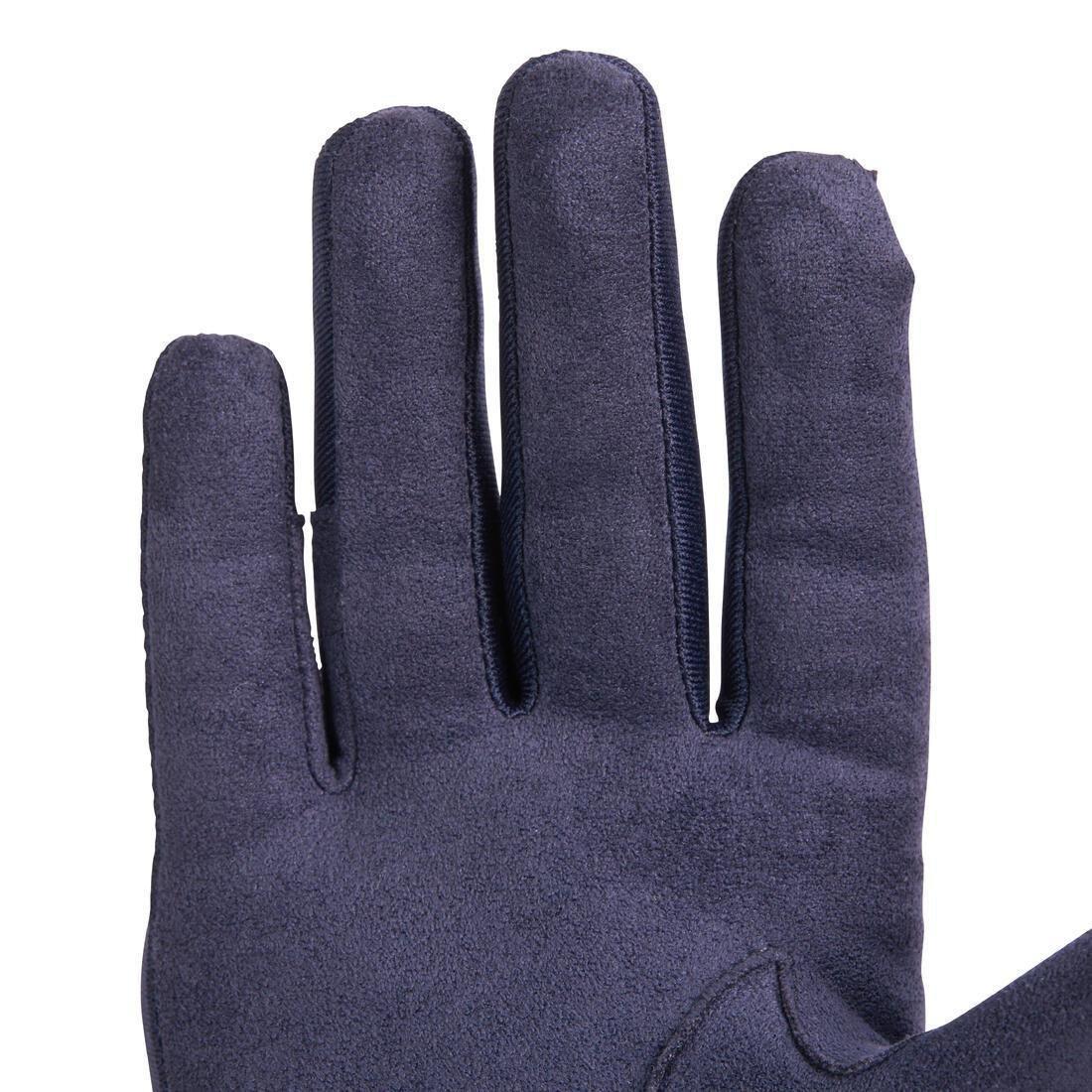 Basic Children's Horse Riding Gloves, White, No Color, large image number 8