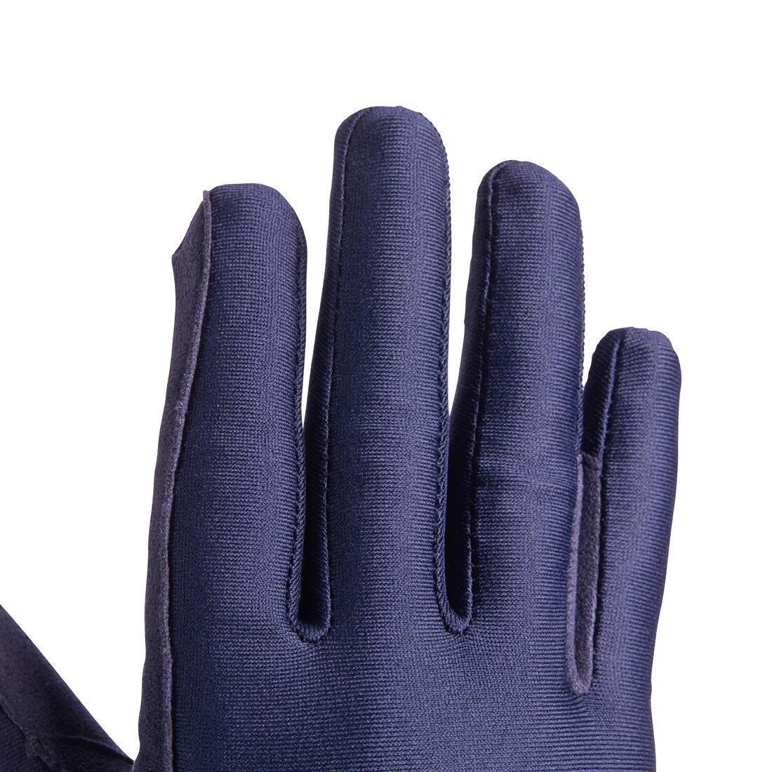 Basic Children's Horse Riding Gloves, White, No Color, large image number 14
