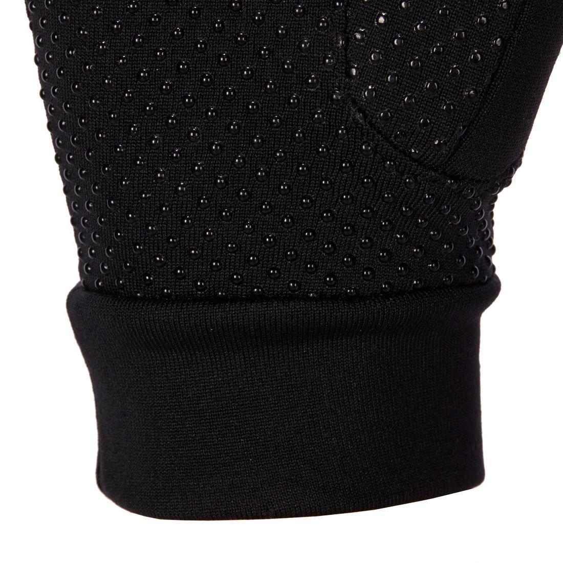 140 Women's Horse Riding Gloves, Black, No Color, large image number 5