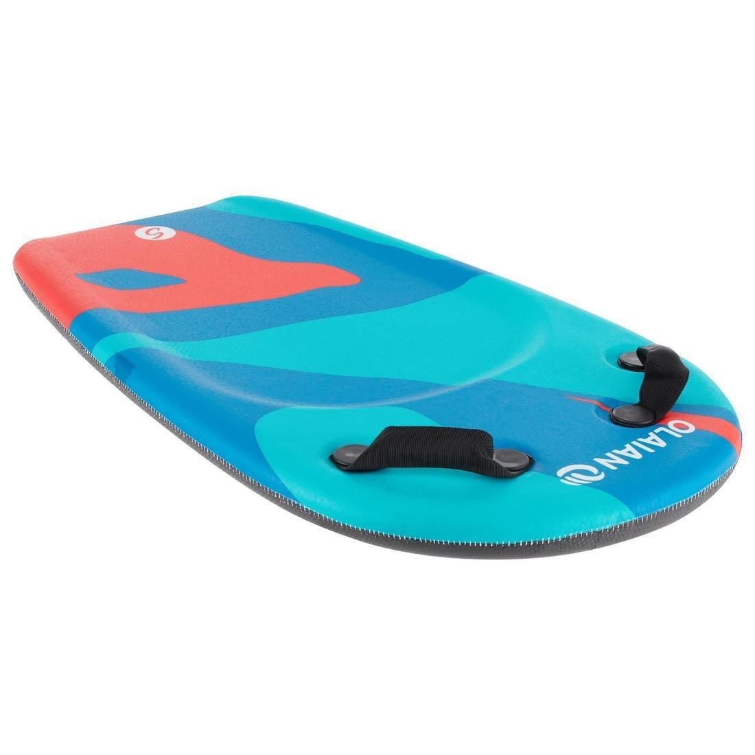 Kids Bodyatu Bodyboard With Handles, Turquoise, No Color, medium