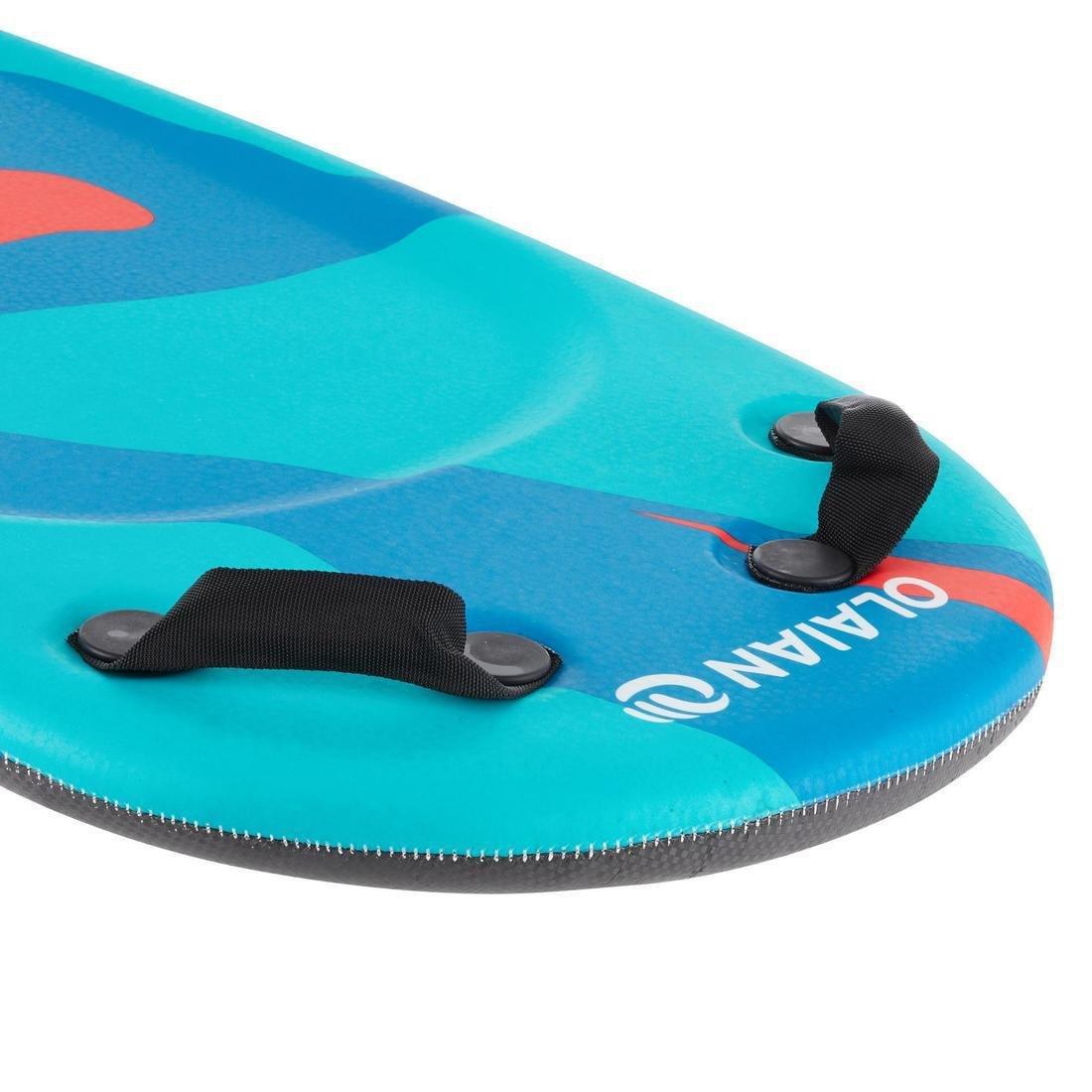 Kids Bodyatu Bodyboard With Handles, Turquoise, No Color, large image number 3